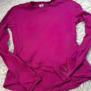 Lululemon Close to Crossing Long Sleeve *Rulu Ripened Raspberry